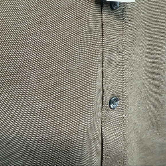 Men's Mocha Preppy Button Down Shirt - Picture 4 of 8